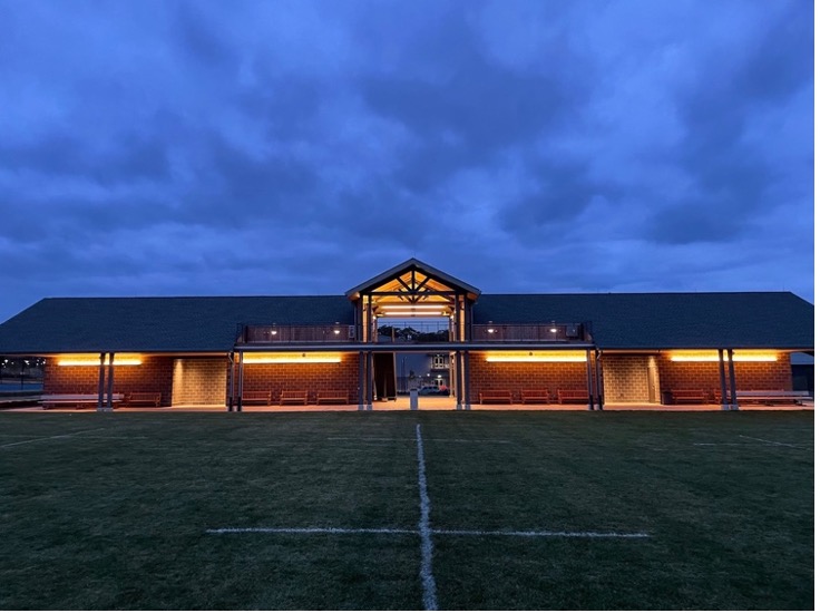 Haaga House at dusk