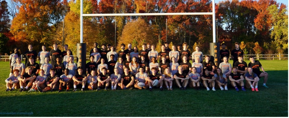 2025 Men's and Women's Rugby teams at Princeton Rugby's new fields and facilities